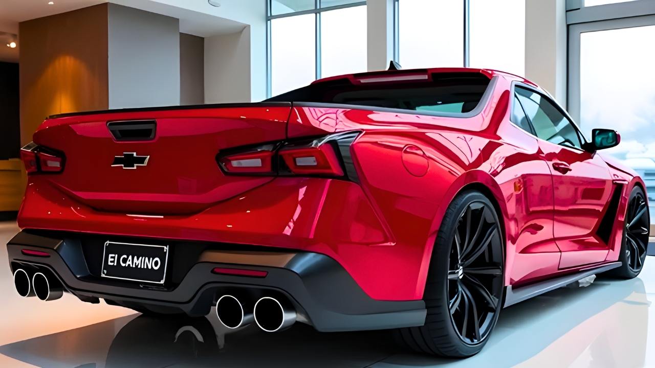 Modern 2026 Chevy El Camino Imagined As Stylish Muscle Utility Coupe With Practical Features