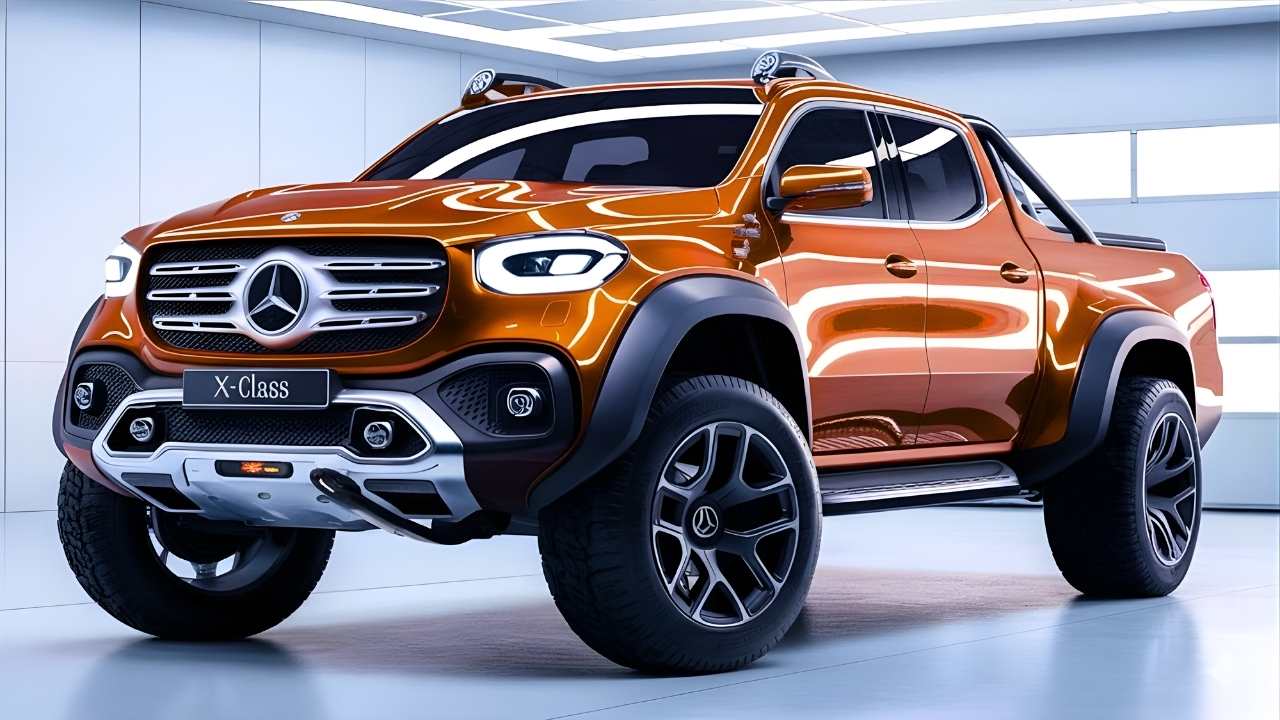 Mercedes-Benz X-Class 2026 Unveiled: A Premium Midsize Pickup With Luxury Comfort, Robust Capability